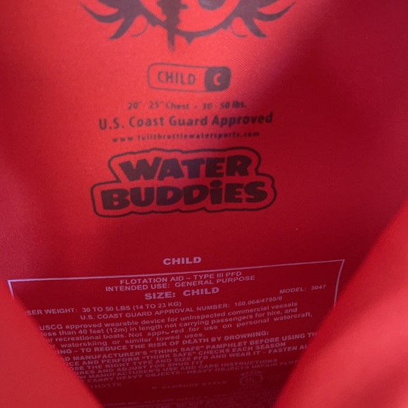 Full Throttle Child Water Buddies Life Vest - Picture 4 of 7